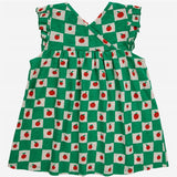 Bobo Choses Bebis Tomato All Över Ruffle Klänning Sleeveless Offwhite