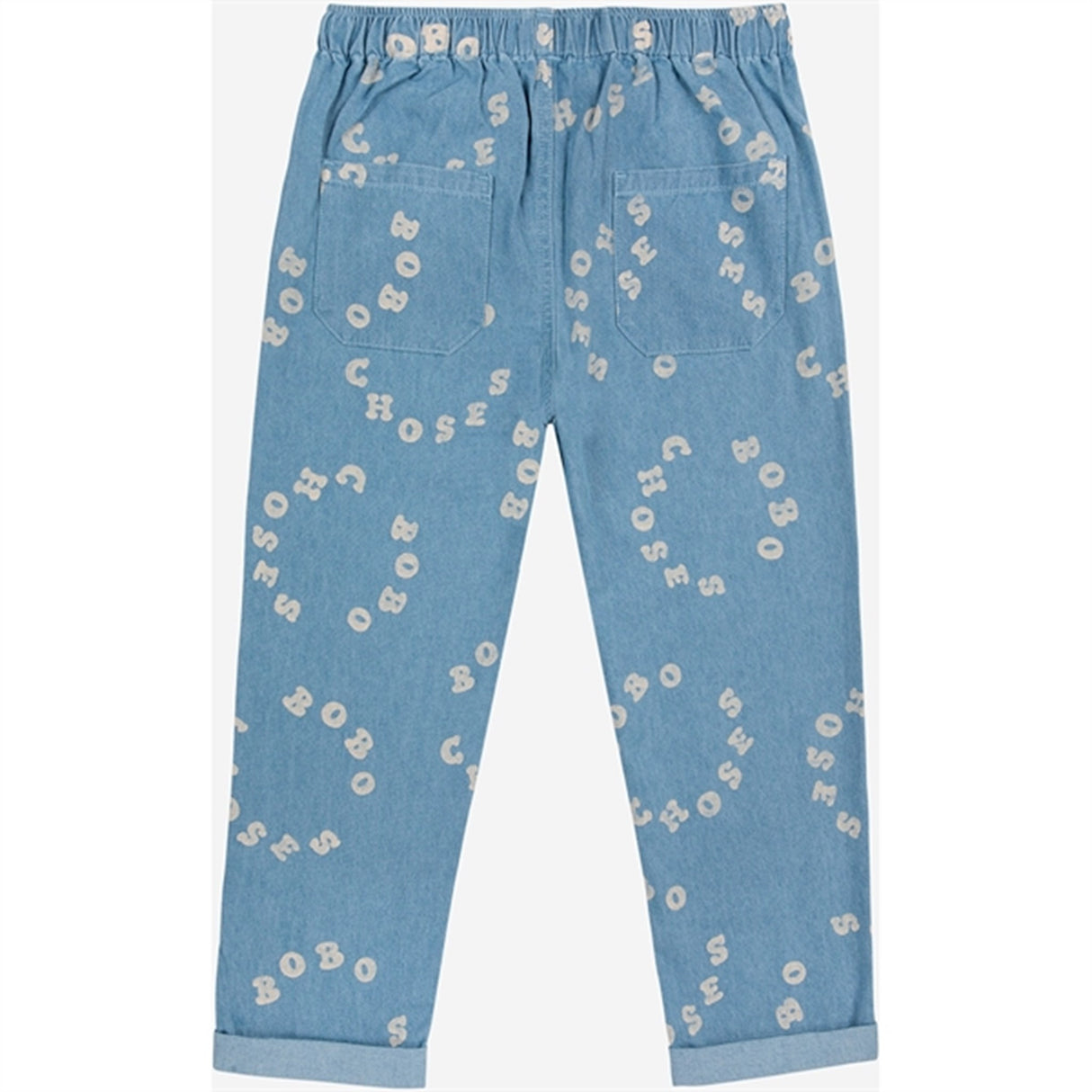 Bobo Choses Bobo Choses Circle All Över Denim Byxor Light Blue 2