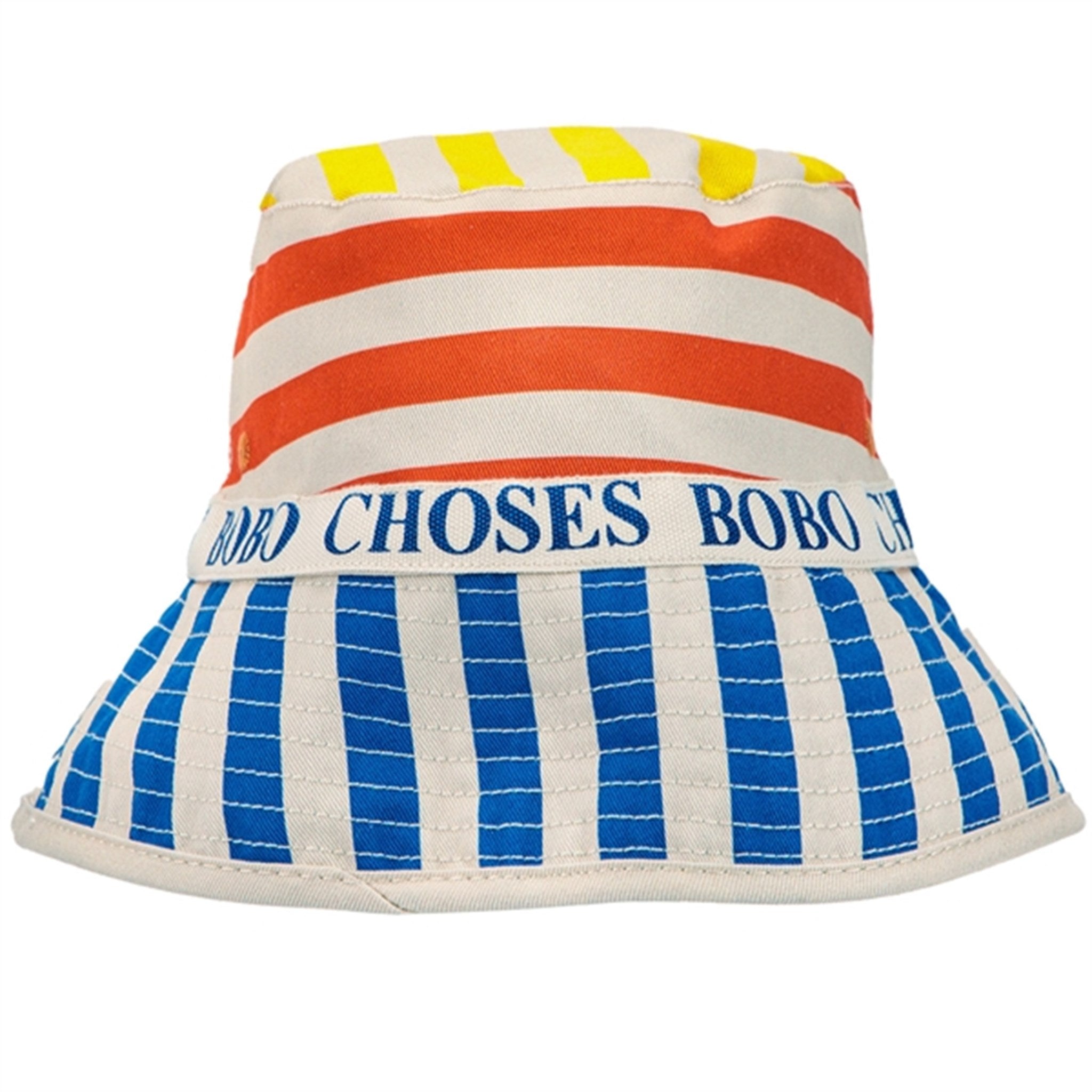 Bobo Choses Multicolor Stripes Vändbar Hat Multicolor