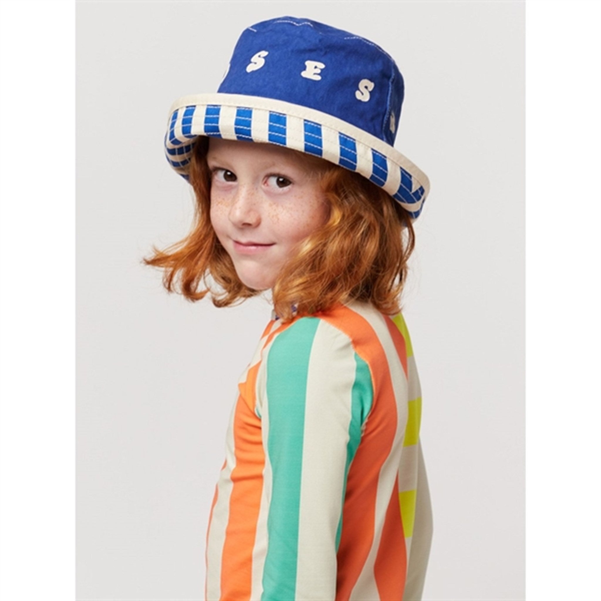 Bobo Choses Multicolor Stripes Vändbar Hat Multicolor 2
