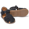 Pom Pom Begyndersandal Kardborreband Navy