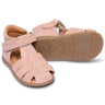 Pom Pom Begyndersandal Kardborreband Rose