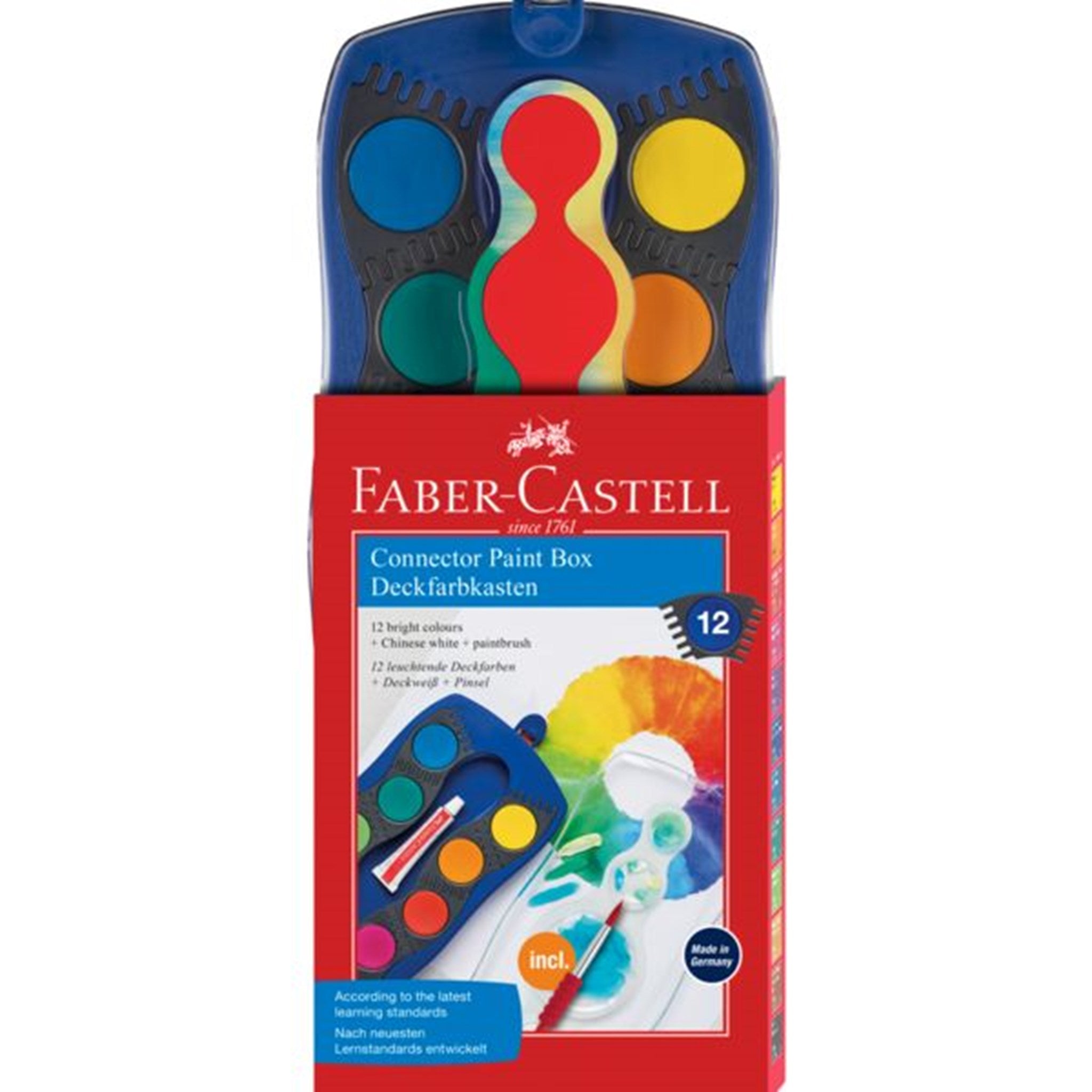 Faber Castell Connector Paint Box 12 Colours