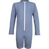 Petit Crabe Petrol Combi Onesies m. Dragkedja