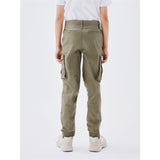 Name it Deep Lichen Green Ryan Cargo Twill Byxor Noos 3