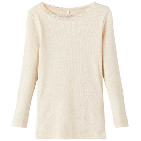 Name it Café Au Lait Kab Noos Bluse