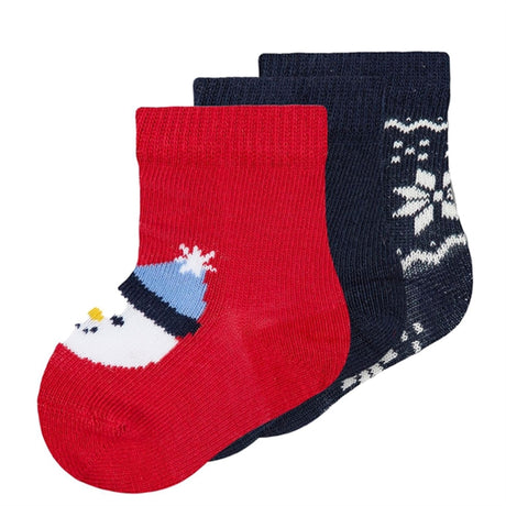 Name it Jester Red Rimmi Strumpor 3-Pak