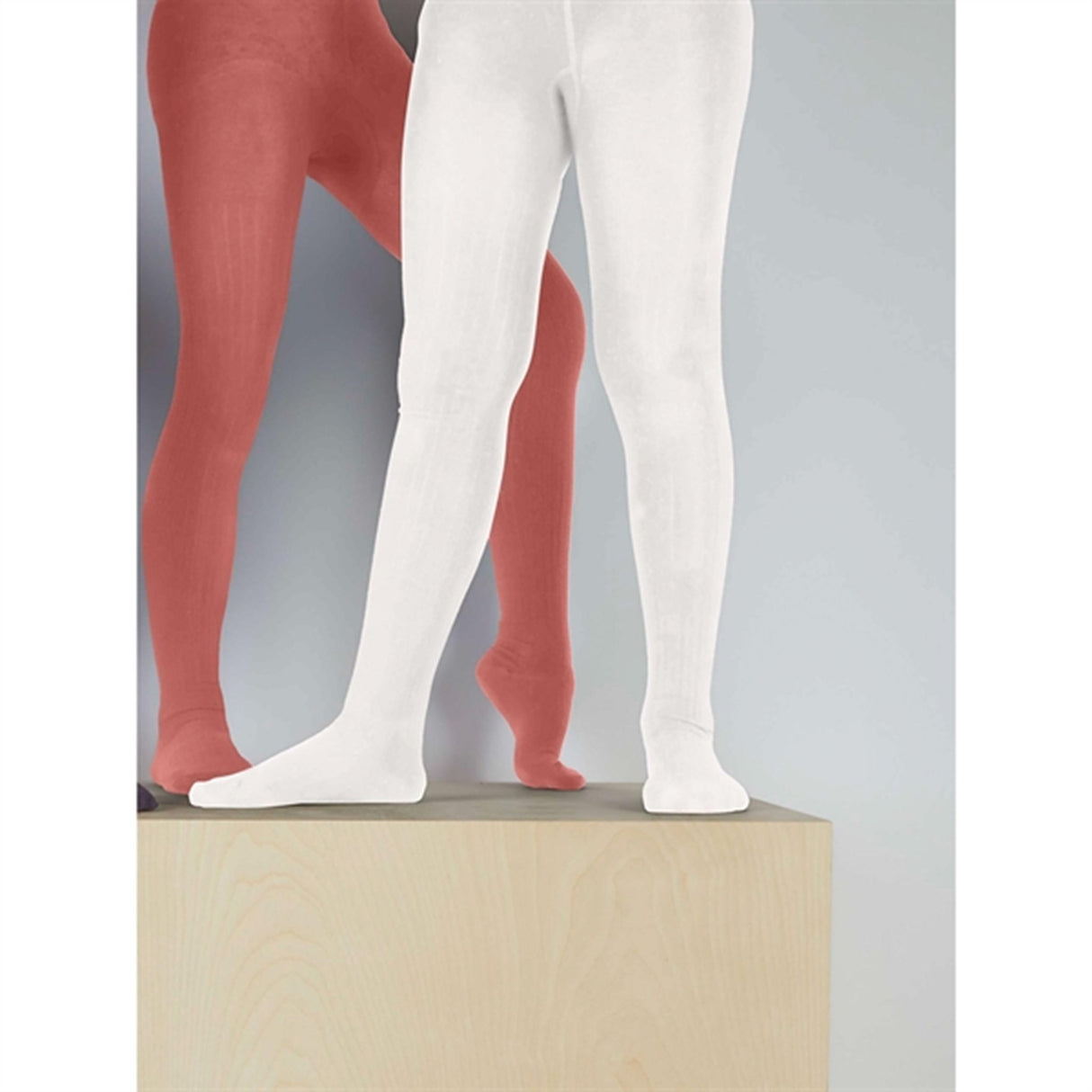 Name it White Alyssum Rib Strumpbyxor 2-pack Noos