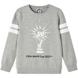 Name it Grey Melange Asger Fifa Sweatshirt