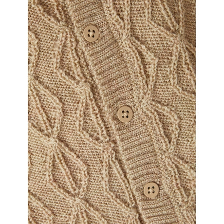 Name it White Pepper Wrilla Ull Stickat Cardigan 2