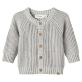 Lil'Atelier Harbor Mist Emlen Stickat Cardigan