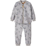 Lil'Atelier Wet Weather Lajuno Quiltad Set AOP