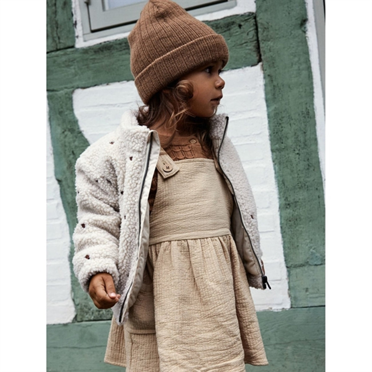 Lil'Atelier Fog Nalo Sherpa Loose Jacka 2