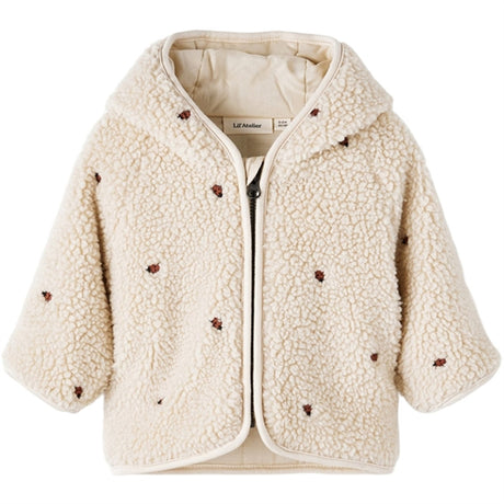 Lil'Atelier Fog Nalo Loose Sherpa Jacka