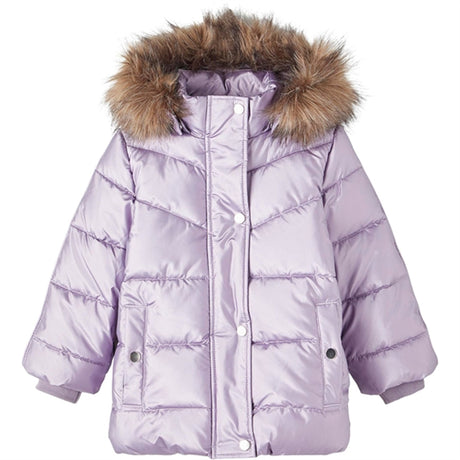 Name it Lavender Gray Maggy Puffer Jacka