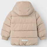 Name it Weathered Teak Music Puffer Jacka 2