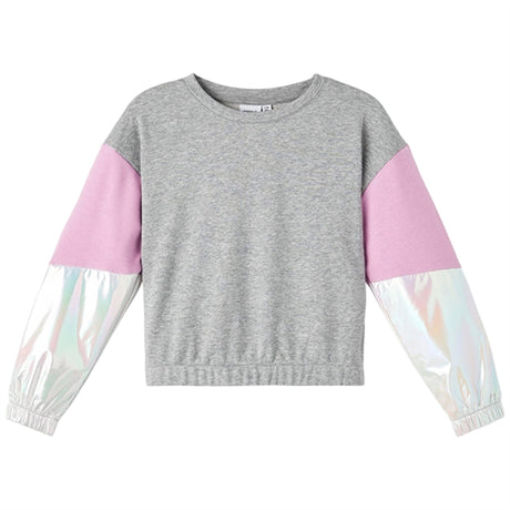 Name it Violet Tulle Linaja Short Loose Sweatshirt