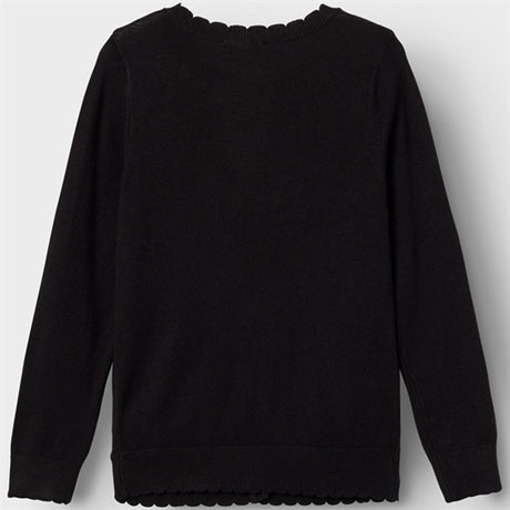 Name it Black Vamone Stickat Cardigan Noos