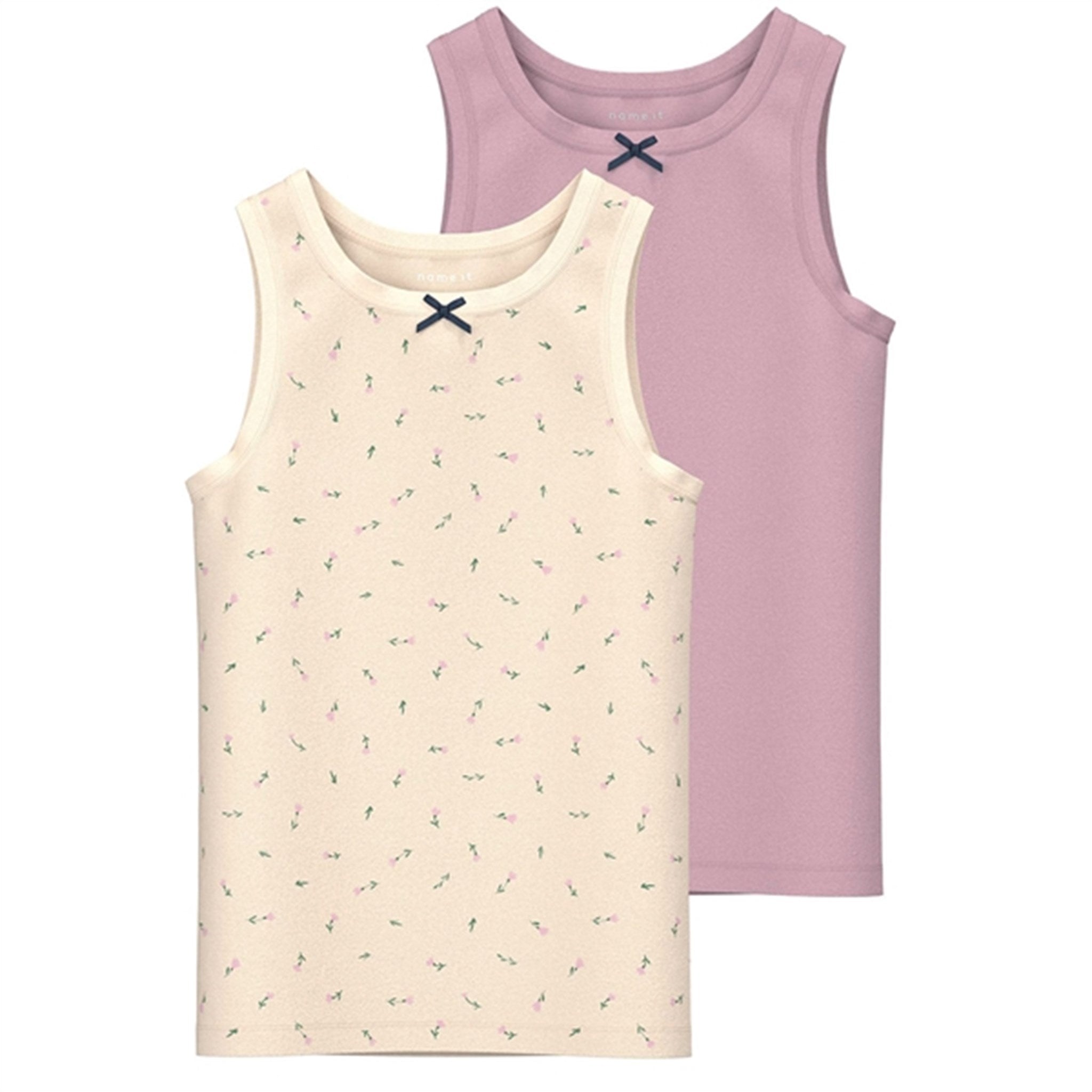 Name it Buttercream Tank Topp Floral 2-pack Noos