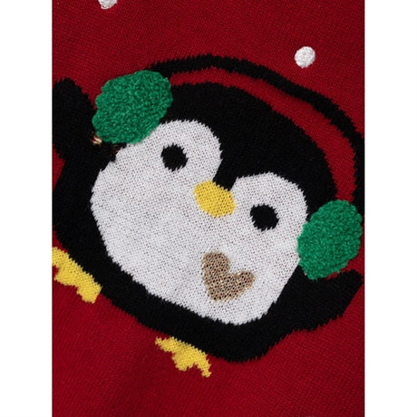 Name it Jester Red Radeer Stickad Tröja