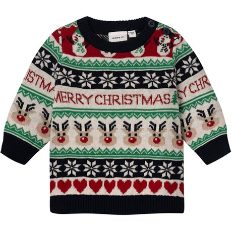 Name it Jester Red Rolalle Stickad Tröja