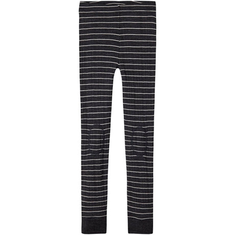 Name it Blue Graphite Stripes Wang Ull Needle Stripe Leggings