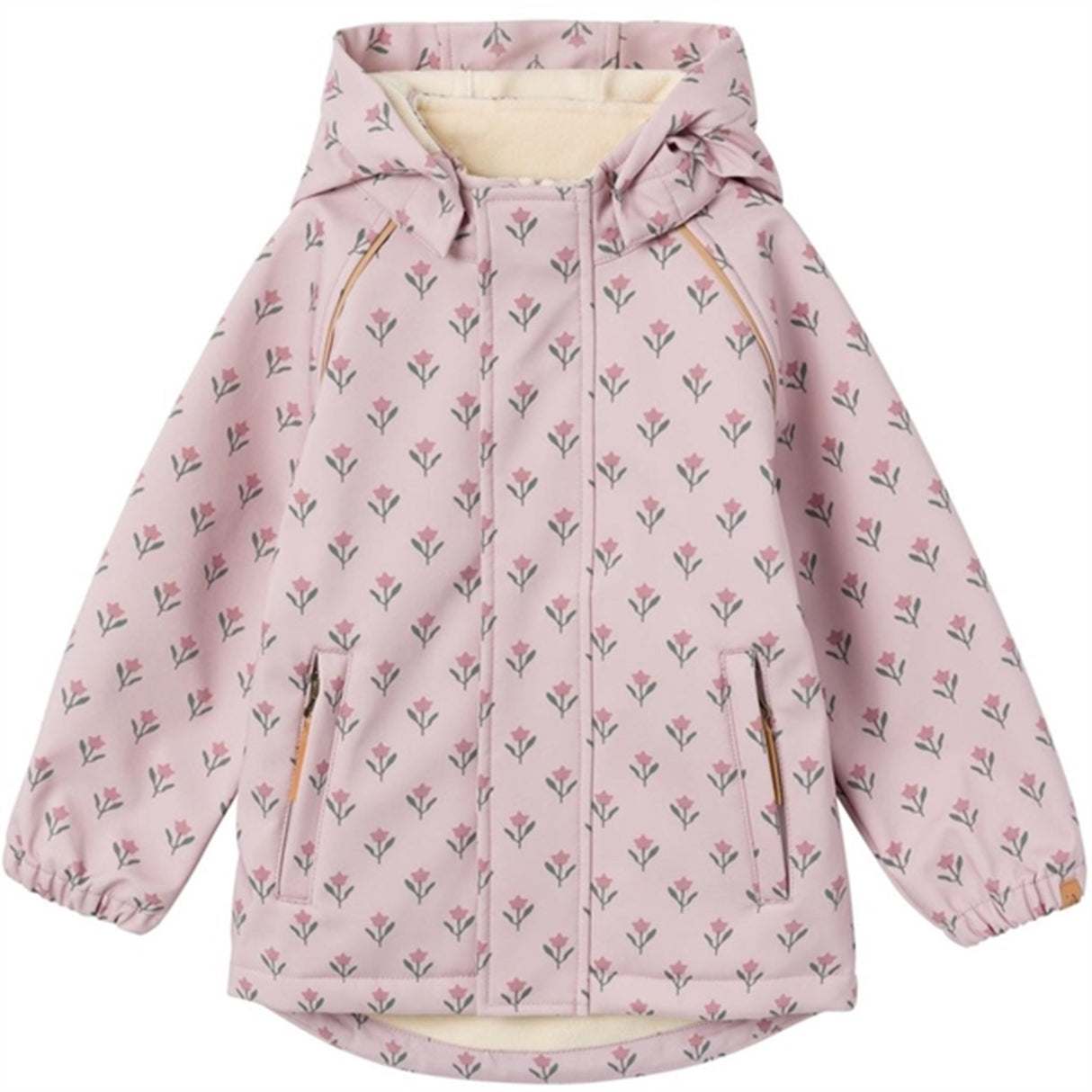 Lil'Atelier Violet Ice Laalfa Softshell Jacka AOP