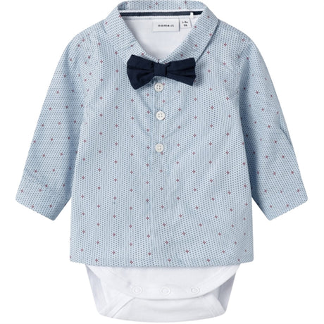 Name it Cashmere Blue Riza Skjorta Body