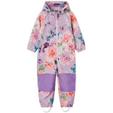 Name it Orchid Bloom Alfa08 Softshell Vinteroverall Multi Flower