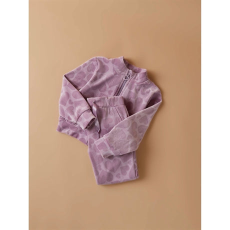 Name it Lavender Mist Sofie Velour Byxor 2