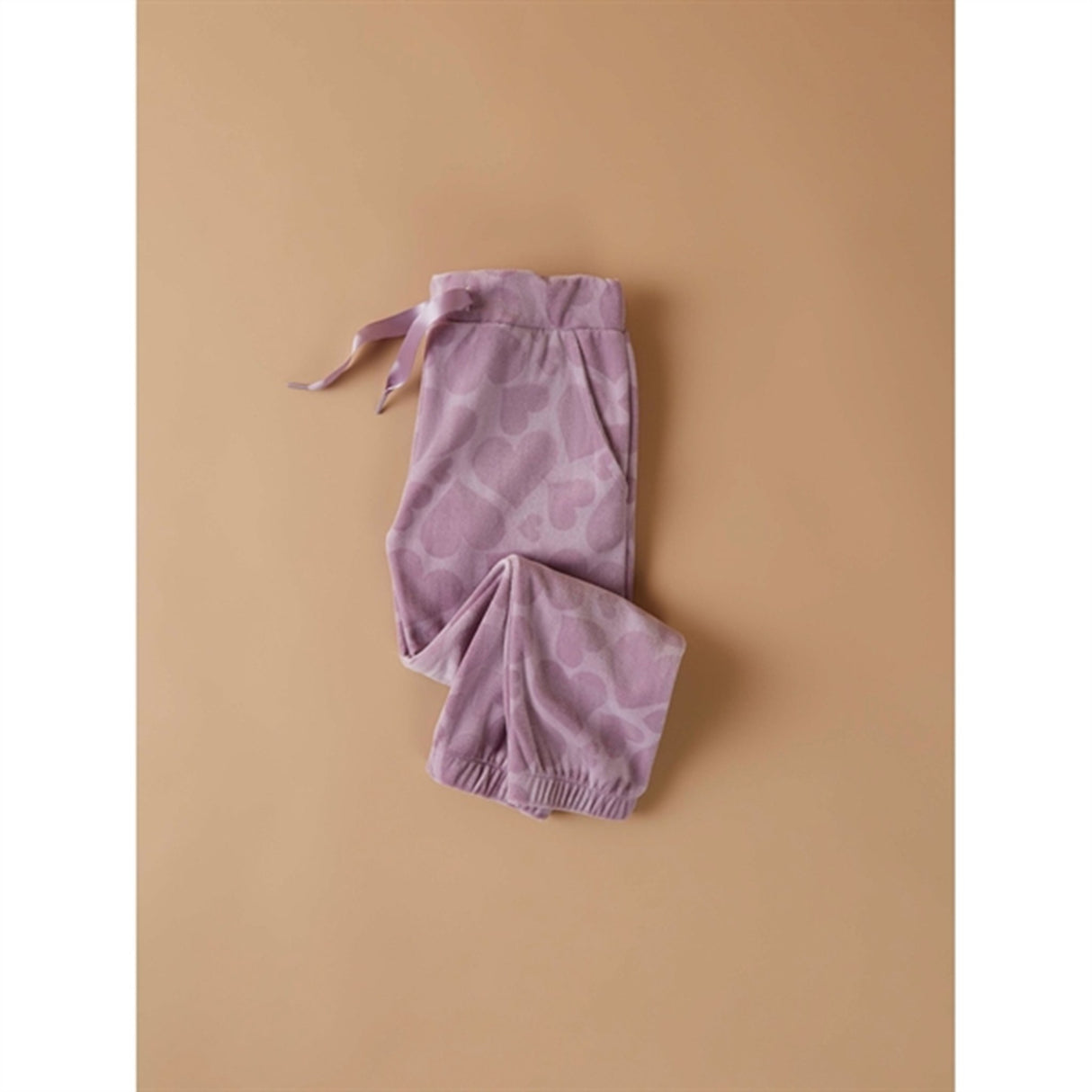 Name it Lavender Mist Sofie Velour Byxor 3