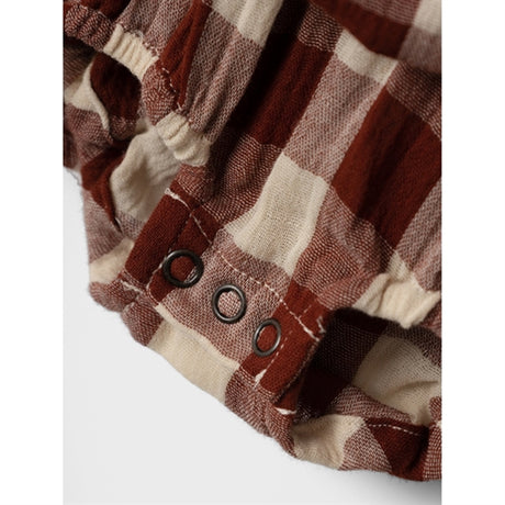 Lil'Atelier Fired Brick Rosali Body Klänning