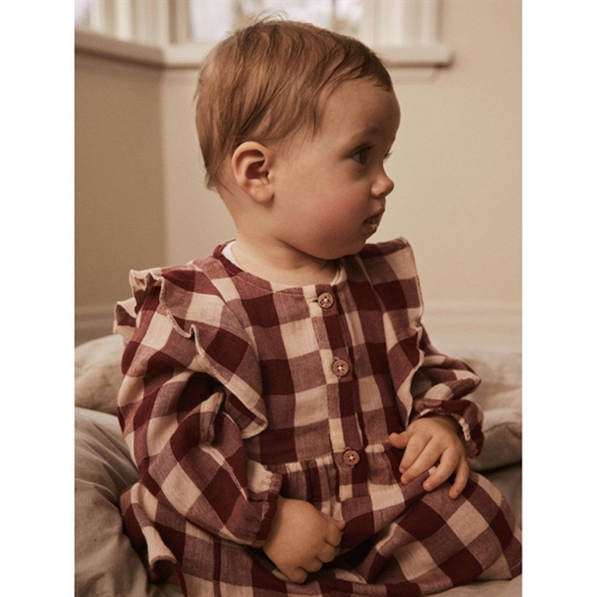 Lil'Atelier Fired Brick Rosali Body Klänning