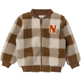 Name it Bone Brown Safi Teddy Cardigan