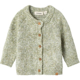 Lil'Atelier Loden Green / Melange Solvej Stickat Cardigan