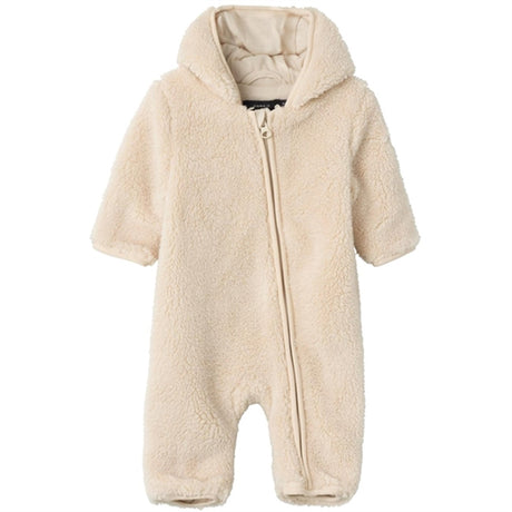 Name it Whitecap Gray Mayan Teddy Overall