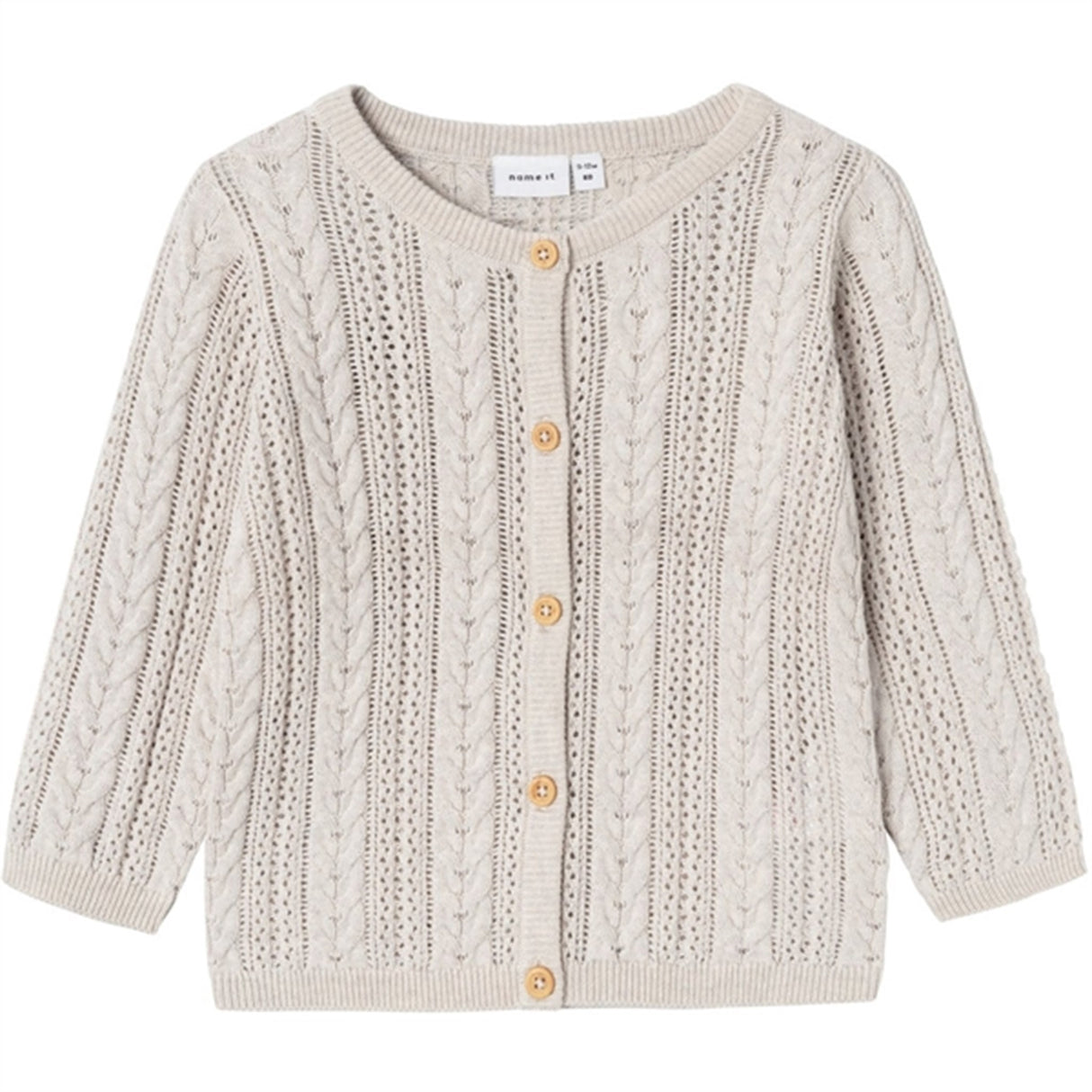 Name it Peyote Melange Bepil Stickat Cardigan