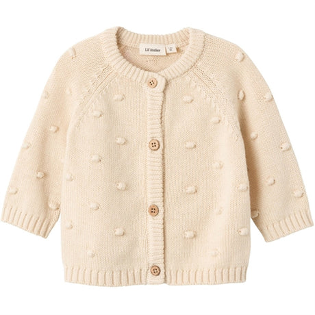 Lil'Atelier Fog Gable Stickat Cardigan