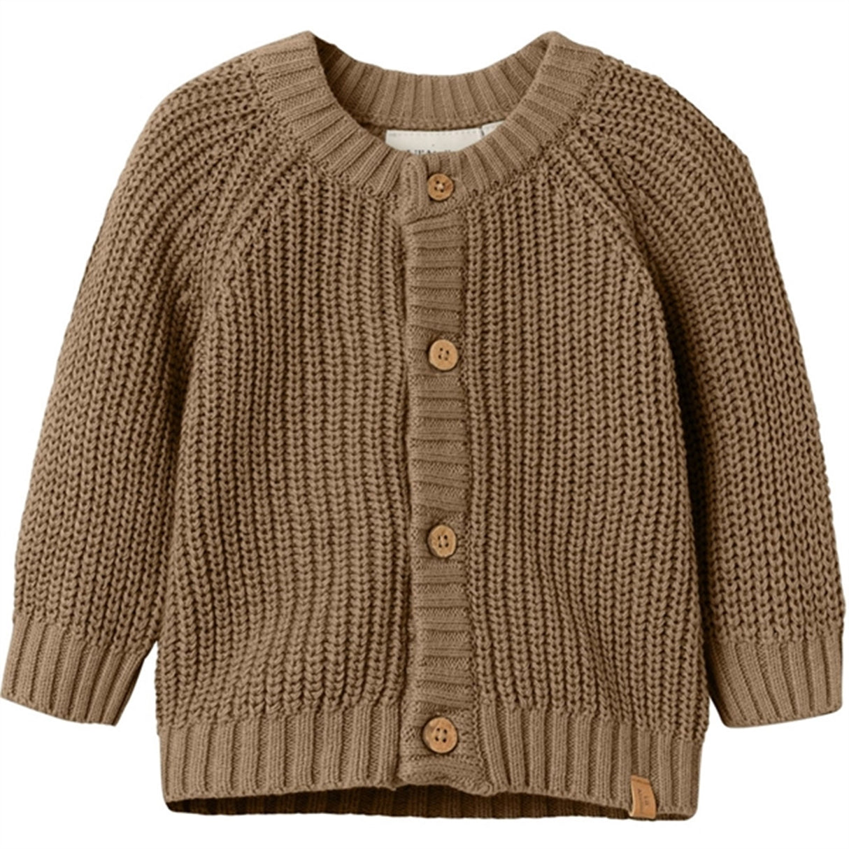 Lil'Atelier Tigers Eye Emlem Stickat Cardigan