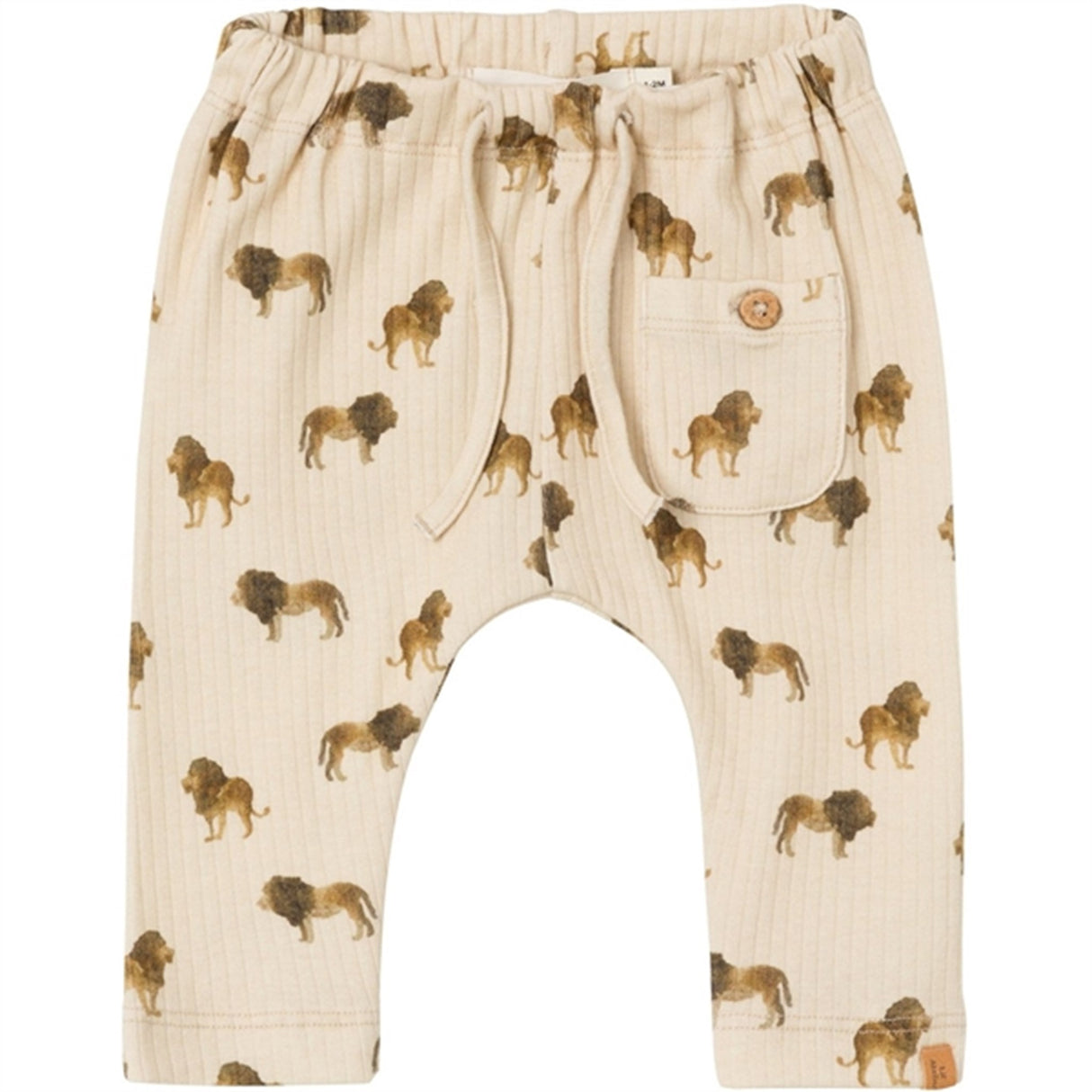 Lil'Atelier Fog Lion Geo Loose Byxor