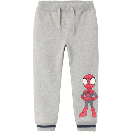 Name it Grey Melange Detlef Spidey Sweatpants