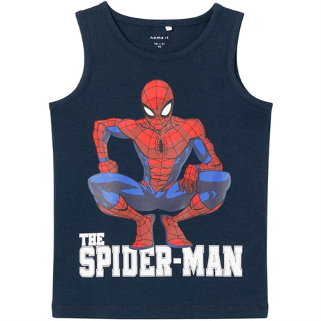 Name it Dark Sapphire Nihil Spiderman Tank Topp