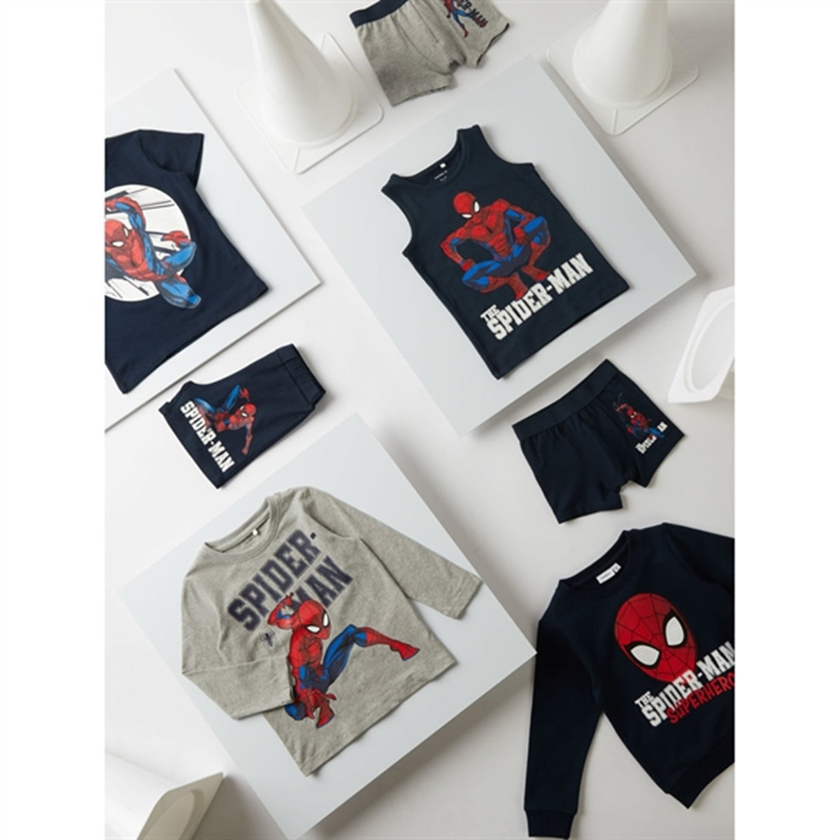Name it Dark Sapphire Nurit Spiderman Sweatshirt