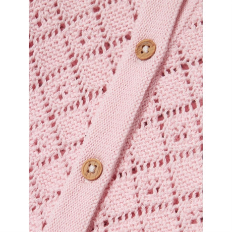 Name it Parfait Pink Desina Stickat Cardigan 2
