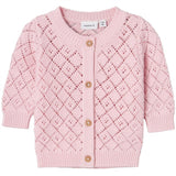 Name it Parfait Pink Desina Stickat Cardigan