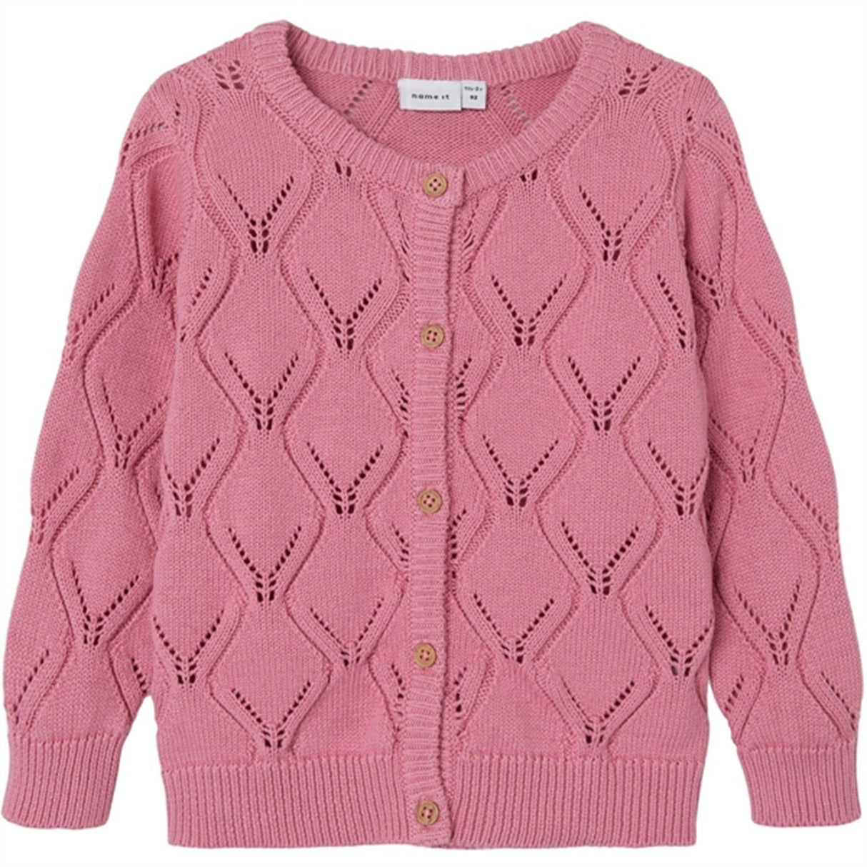 Name it Cashmere Rose Fopolly Stickat Cardigan