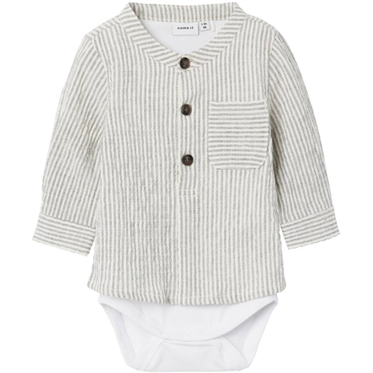 Name it Dark Sapphire Fedenis Skjorta Body