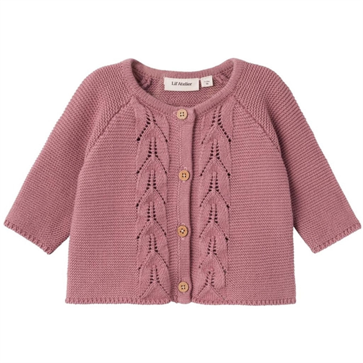 Lil'Atelier Nostalgia Rose Dora Stickat Cardigan