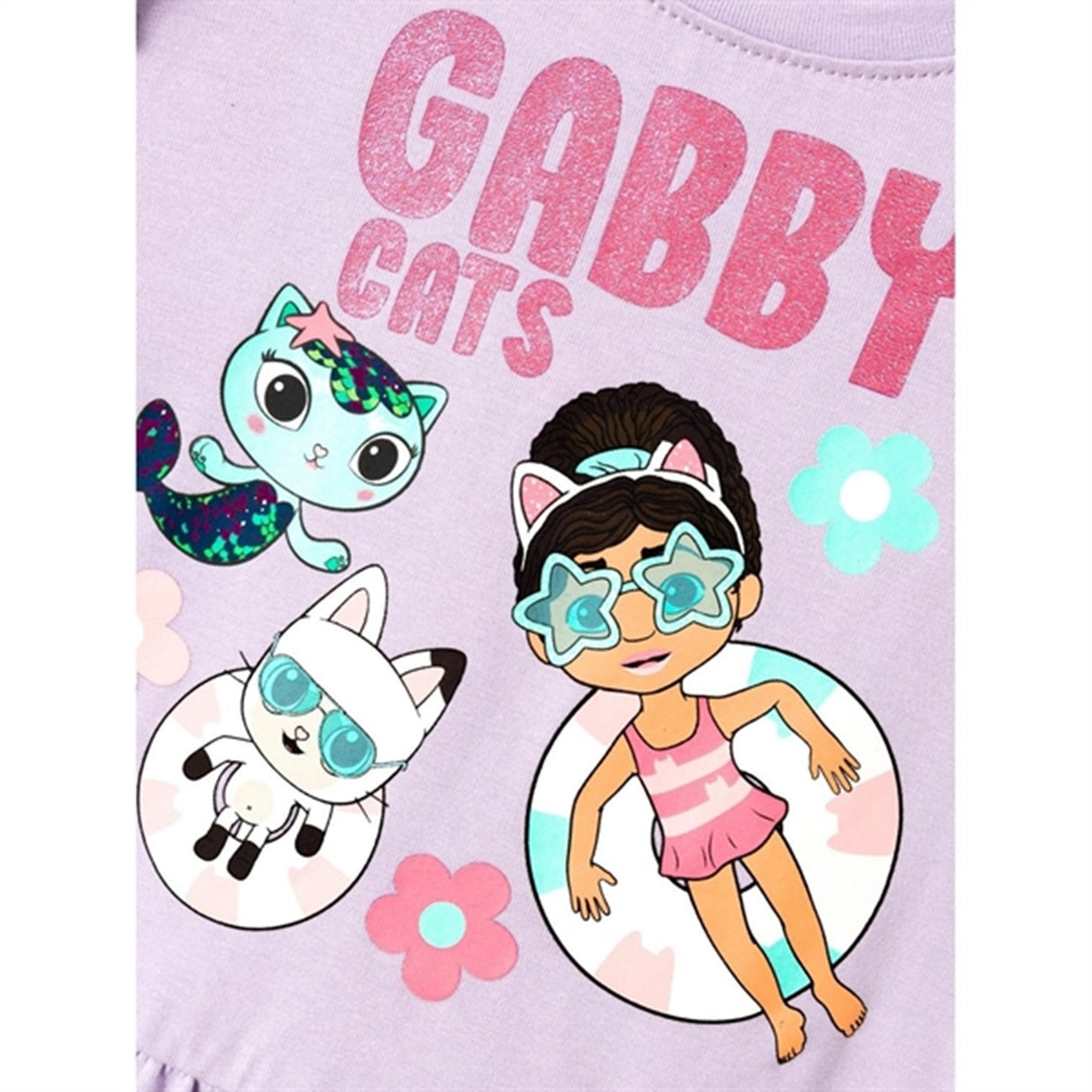 Name it Orchid Petal Memma Gabby Klänning