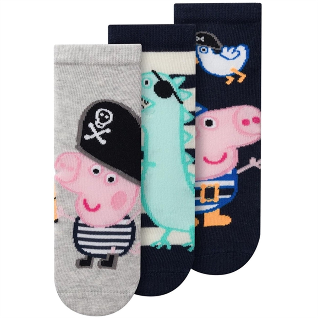 Name it Dark Sapphire Finni Peppa Pig Strumpor 3-pack